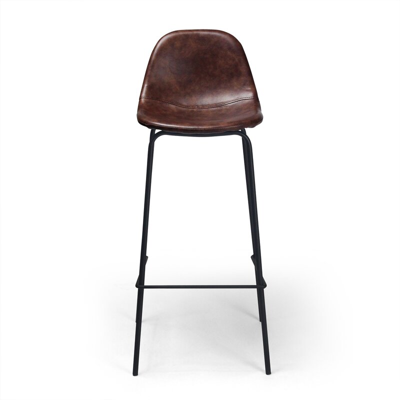 AllModern Kody Vegan Leather Bar & Counter Stool & Reviews Wayfair